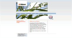 Desktop Screenshot of pluemergmbh.de